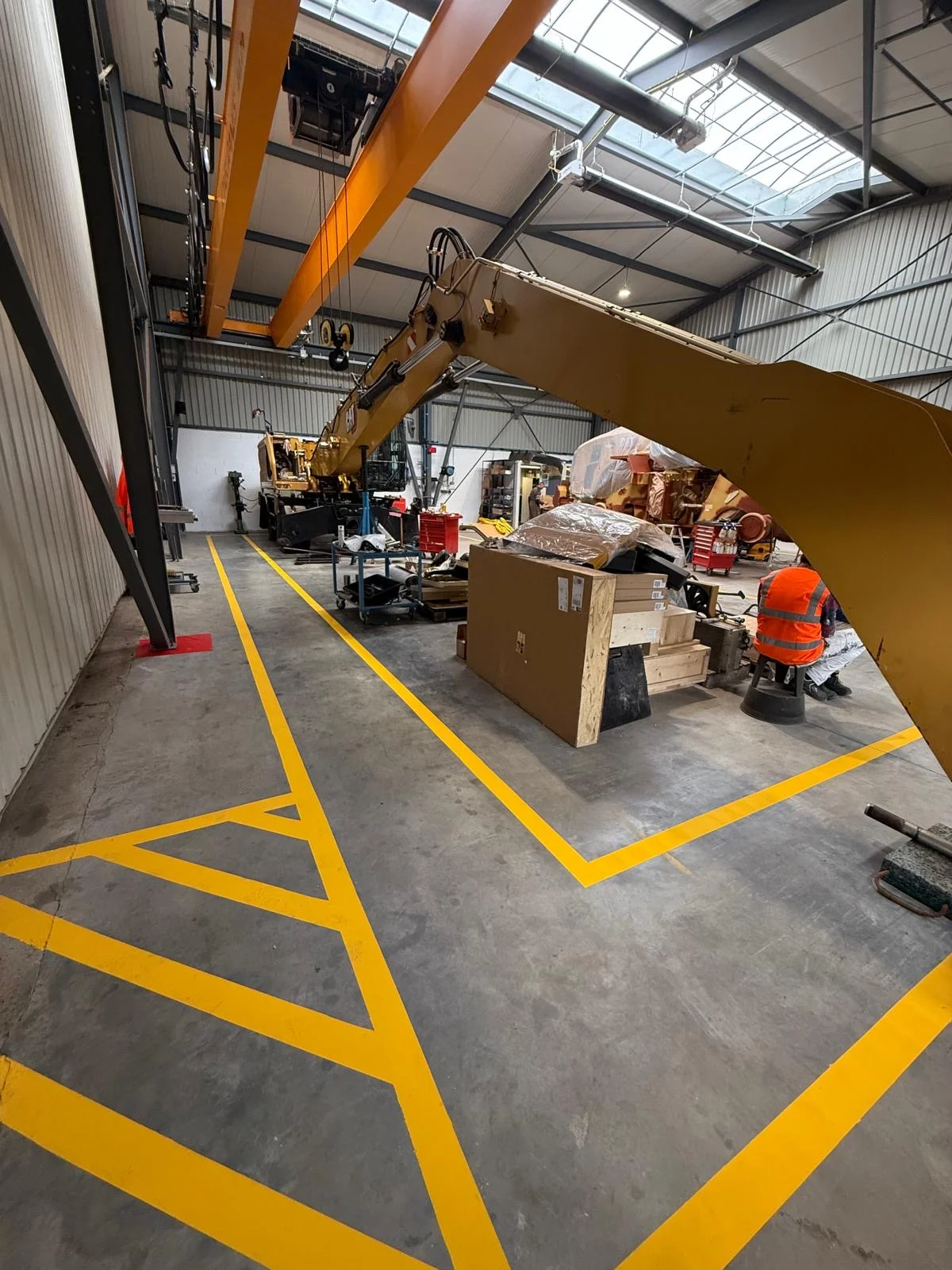 Travaux de structure — béton et maçonnerie en cours de réalisation, EMS TRAVAUX